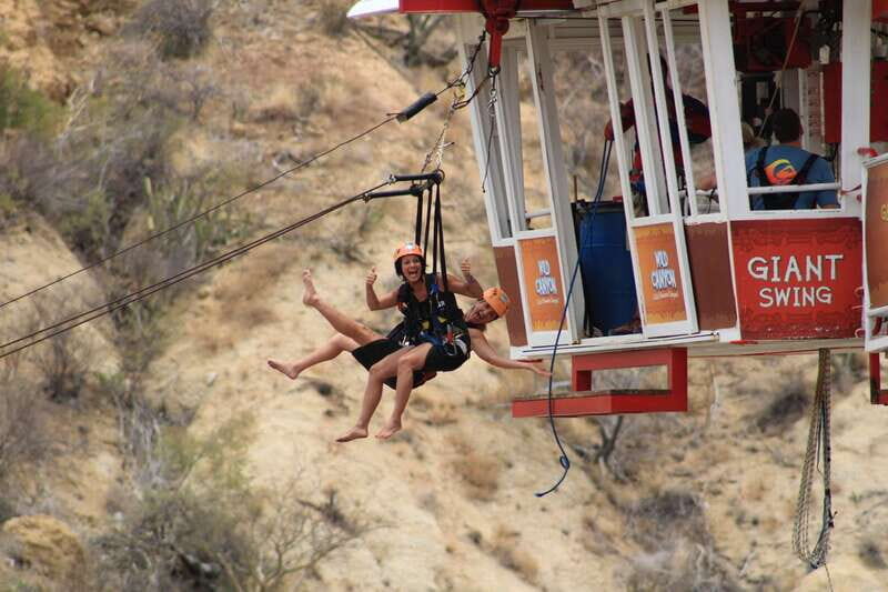 Los Cabos: Extreme Swing, Fly from the Glass Bottom Gondola - Key Points