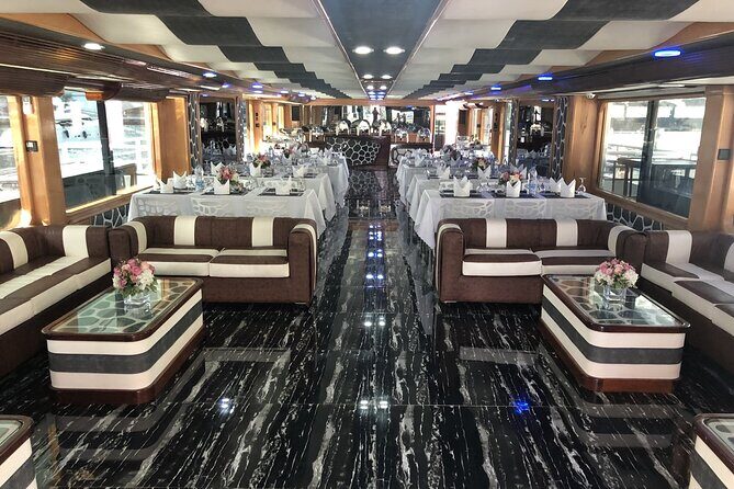 Lotus Mega Yacht Luxury Cruise with Live DJ, Dinner & Transfers - FAQ