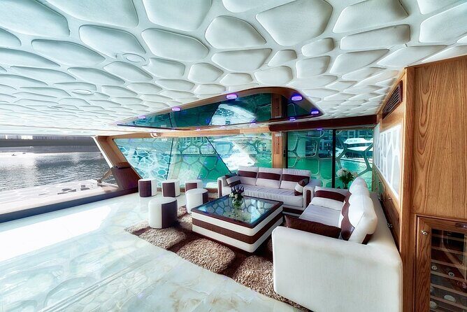 Lotus Mega Yacht: Luxury Dining Cruise Dubai with Transfer Option - FAQs