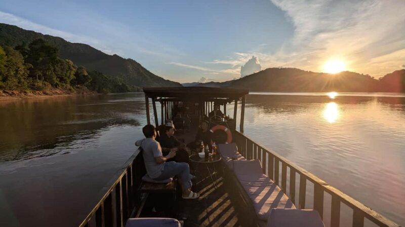 Luang Prabang: Afternoon Kuang Si Waterfalls & Sunset Cruise - Key Points