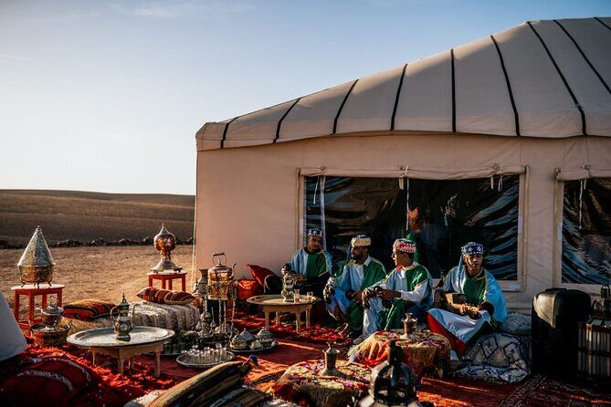 Lunch in The Luxury Camp in the Great Agafay Desert - The Value of This Tour