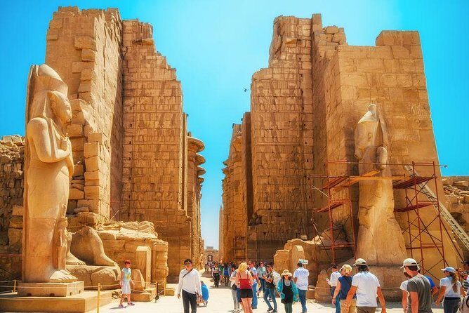 Luxor: 2 Days West and East Bank, Felucca, Balloon, and lunch - Key Points