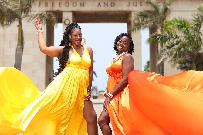 Luxury Flying Dress Photoshoot in Accra - Key Points