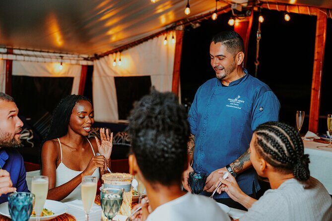 Luxury Four-Course Caribbean Dinner Cruise Experience - Group Size and Booking