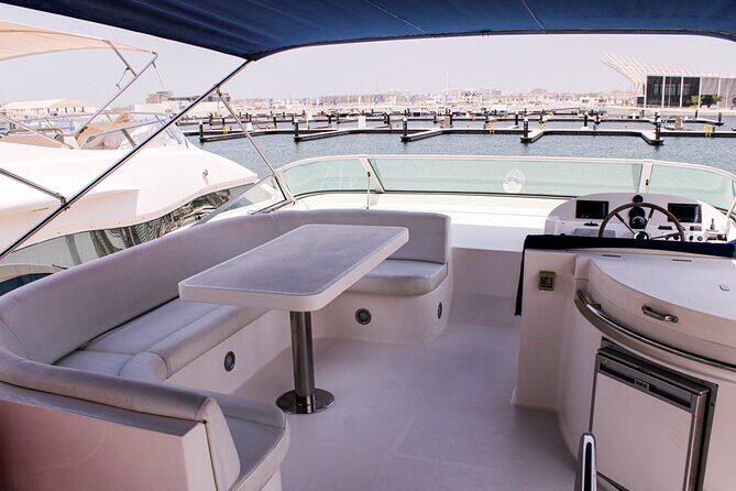Luxury Yacht Dubai - Book 56 ft Yacht Cruise up to 24 people - Value for Money