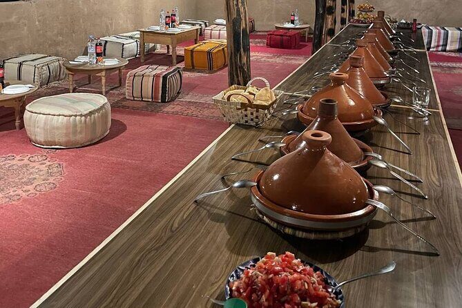 Magical dinner, sunset, music and fire show in Agafay desert - An Authentic Evening in Agafay: The Experience