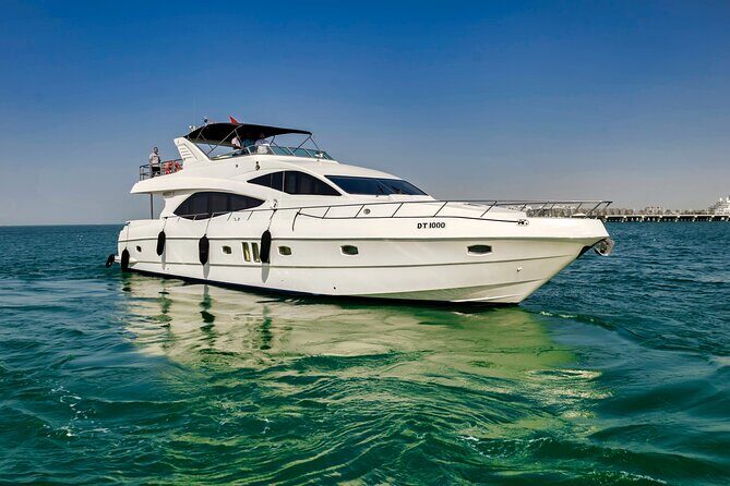Majesty 77ft Diamond Dust Dubai's best yacht rental - Key Points