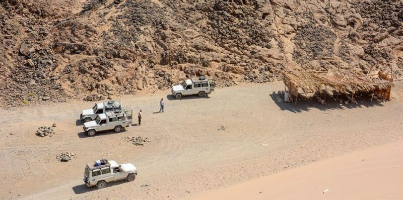 Makadi Bay: Mega Tour Jeep, ATV, Buggy, Camel, Dinner & Show - Starting the Adventure: From Hotel to Sahara