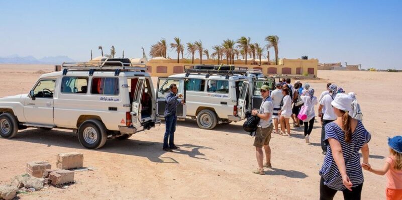 Makadi Bay: Mega Tour Jeep, ATV, Buggy, Camel, Dinner & Show - Camel Ride and Bedouin Village Visit