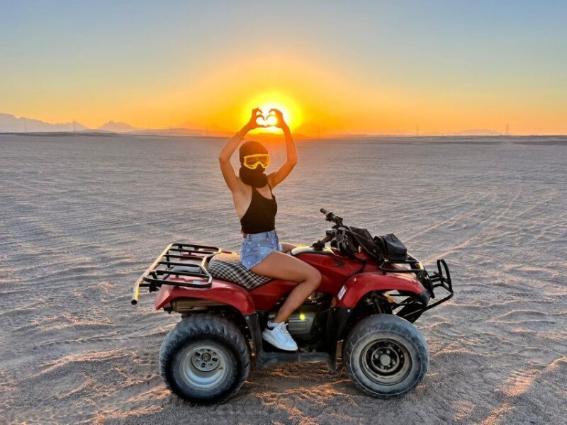 Makadi Bay: Sunset Quad & ATV Adventure & Seaview - The Sunset & Dinner Option