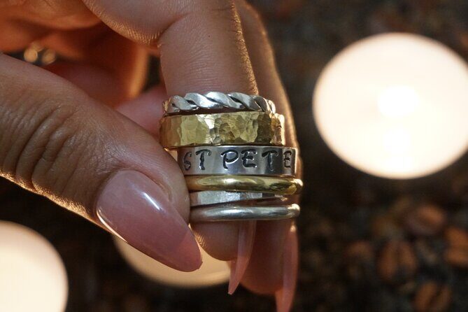 Make your own Silver Ring Downtown St Petersburg, Fl - Key Points