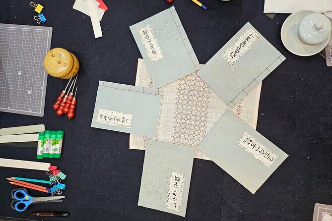 Making a traditional notebook & naming on it in Hangeul in Seoul - Who Will Love This?