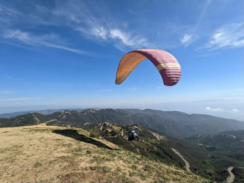 Malibu Hills to Beach: Tandem Paragliding Flight Adventure - An Introduction to Malibu Paragliding