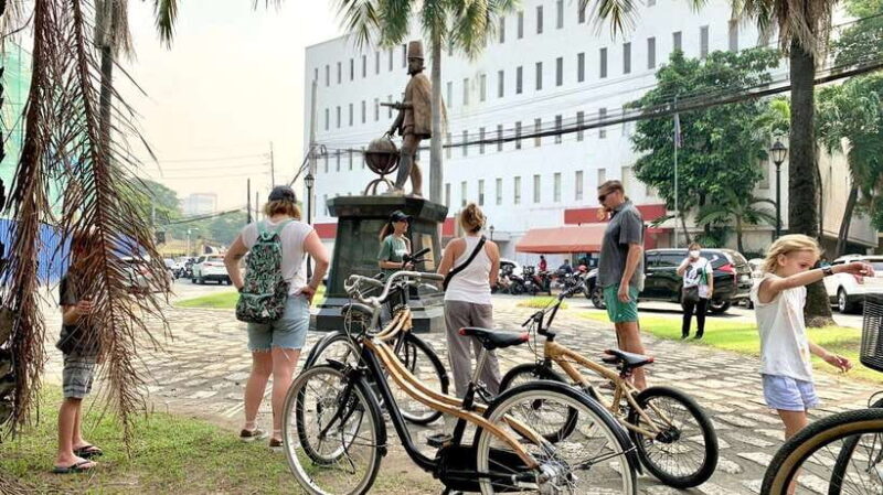 Manila: Guided Sunset Bamboo Bike Tour in Intramuros - Exploring Intramuros on a Bamboo Bike