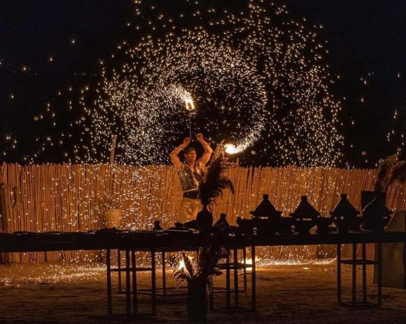 Marrakech: Agafay Desert Camel Rides, Dinner and Fire Show - An Authentic Moroccan Experience in the Agafay Desert