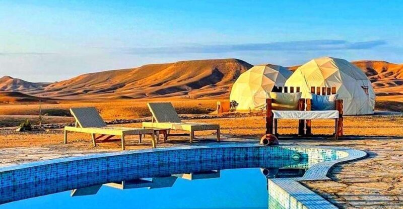 Marrakech: Agafay Desert Camp Lunch with Camel Ride and Pool - Key Points