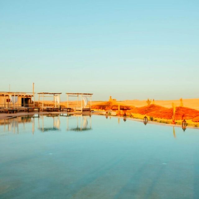 Marrakech: Agafay Desert Camp Lunch with Camel Ride and Pool - The Sum Up