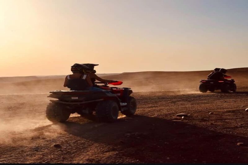 Marrakech: Agafay Desert Quad Biking Tour Camel Rid & Dinner - Key Points