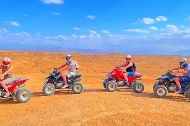 Marrakech: Agafay Desert Quad Biking with Dinner & Show - Authentic Encounters and Personal Touches