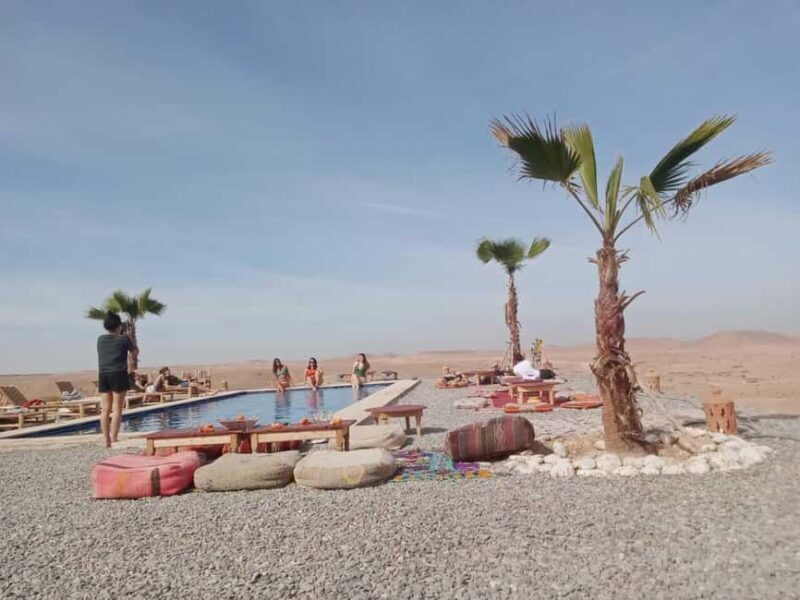 Marrakech: Agafay Desert Quad, Camel & Pool Trip with Lunch - Key Points