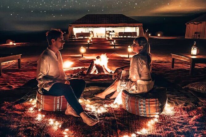 Marrakech Agafay Desert Sunset: Camel Ride & Traditional Dinner - Key Points