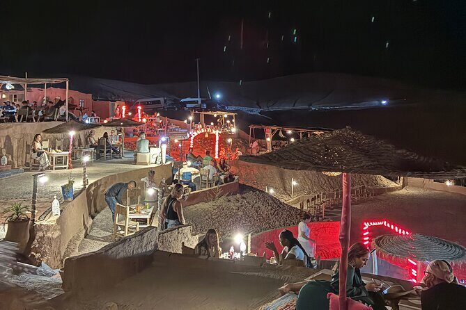 Marrakech Agafay Desert Sunset dinner & show Fire & Berber music - Key Points