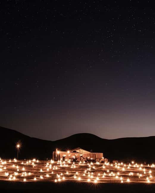 Marrakech: Agafay Desert with Dinner and Camel ride, Show - Key Points