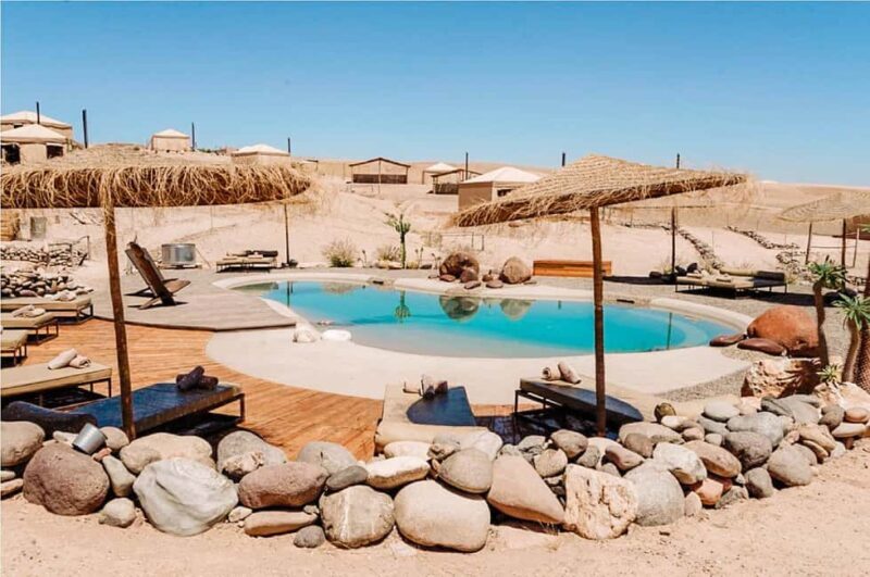Marrakech: Day Pass In Agafy Desert , Lunch and swiming pool - Key Points