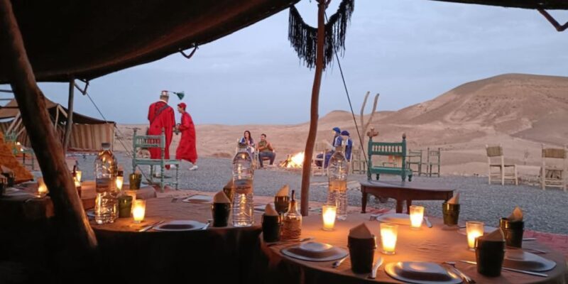 Marrakech: Dinner in Agafay Desert, Fire show & Camel Ride - Sunset and Stargazing: Nature’s Grandeur