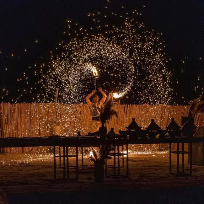 Marrakech: Dinner in Agfay Desert, Camel Ride & Fire Show - A Detailed Look at the Marrakech Desert Dinner Experience