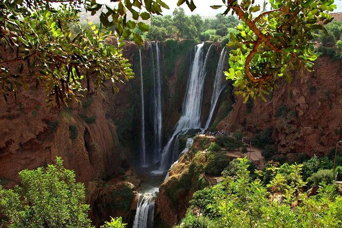 Marrakech: Ouzoud Waterfalls Guided Day Trip with Boat Ride - Transportation and Group Size