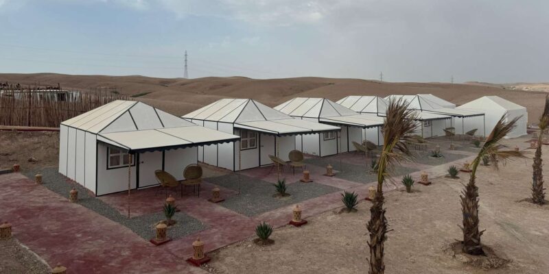 Marrakech: Overnight in Agafay Desert with Dinner & Campfire - The Dinner Experience