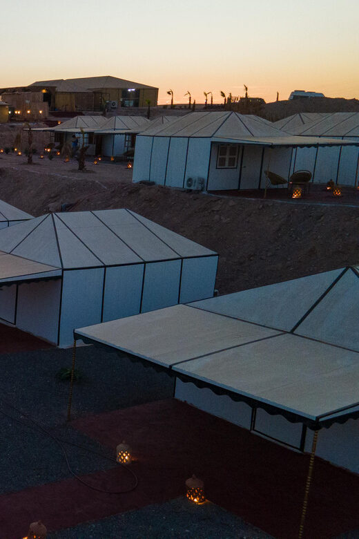 Marrakech: Overnight in Agafay Desert with Dinner & Campfire - Sleeping Under the Stars