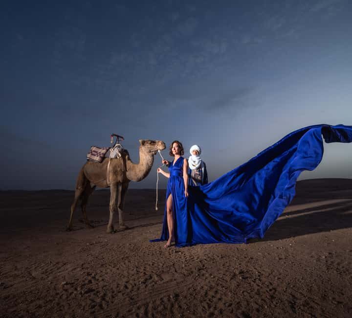 Marrakech: Photoshoot in a Flying Dress at Agafay Desert - Who Will Enjoy This?