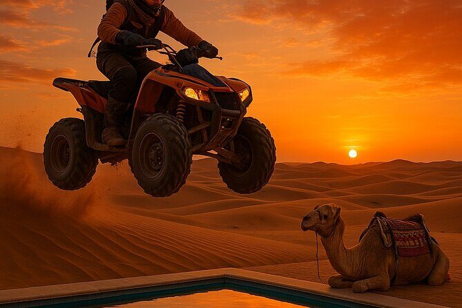 Marrakech: Quads & Camels On Sunset and Dinner Show under Stars - Key Points