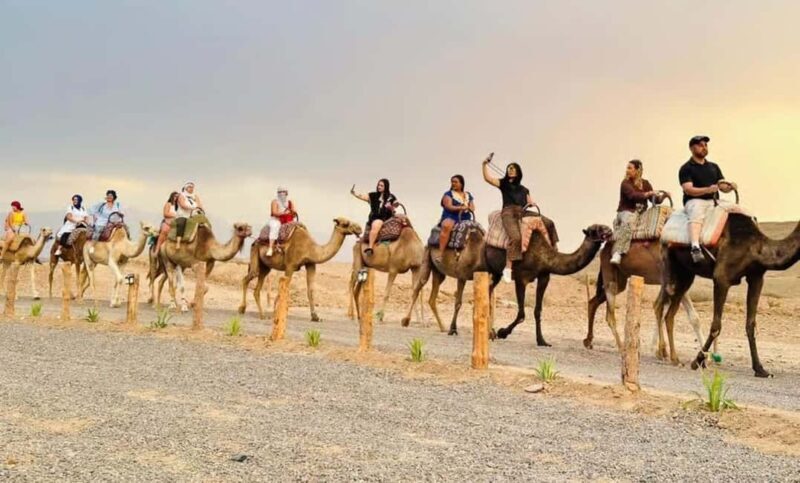 Marrakesh: Agafay Desert Sunset, Camel Ride, and Dinner Show - A Scenic Journey into the Agafay Desert