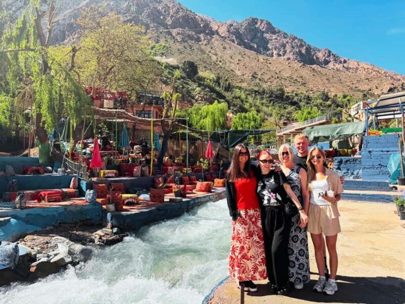 Marrakesh: Ourika Waterfalls, Atlas Mountains, Guide + Lunch - Optional Lunch by the River
