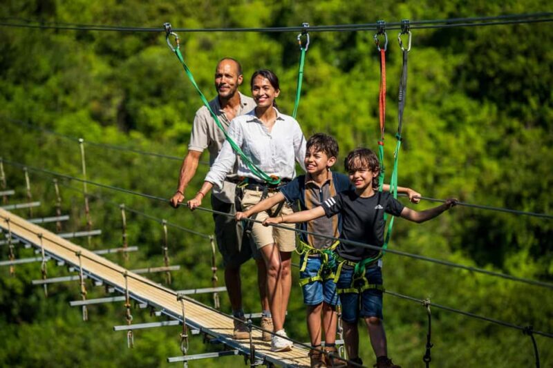 Mauritius: Vallé Advenature Park, Nepalese Bridge - An In-Depth Look at Vallé Advenature Park’s Nepalese Bridge