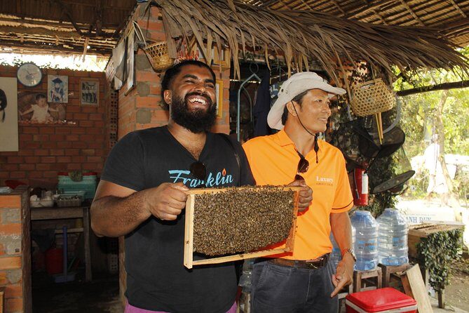 Mekong Delta Tuk Tuk, Vinh Trang pagoda and hand Rowing Sampan - Discovering My Tho and the Mekong’s Heart