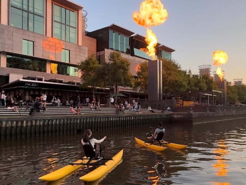 Melbourne: Yarra River Twilight Waterbike Tour - What You’ll See and Learn