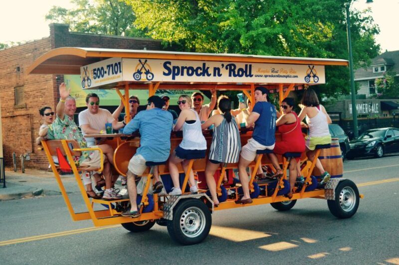 Memphis: Guided Bar Crawl on a Pedal Bike - The Breakdown of the Itinerary