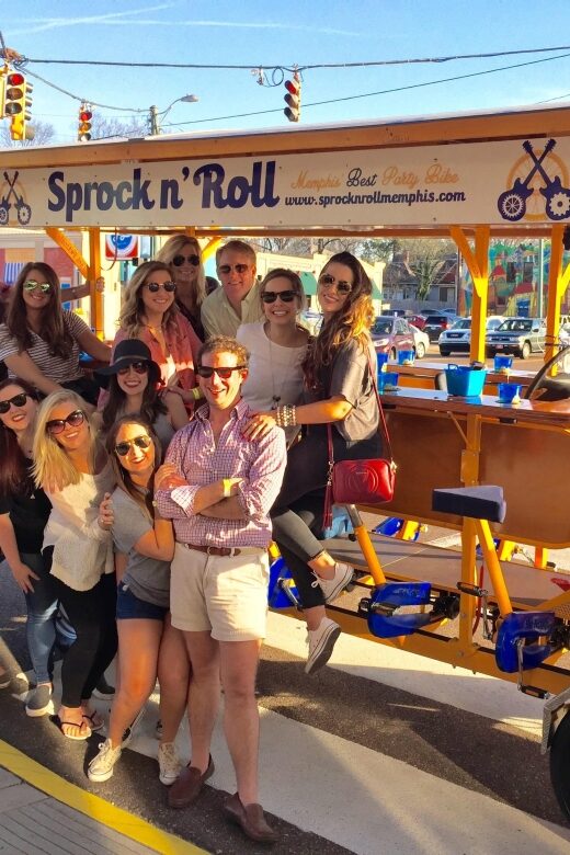 Memphis: Guided Bar Crawl on a Pedal Bike - Authentic Memphis Vibes and Guided Expertise