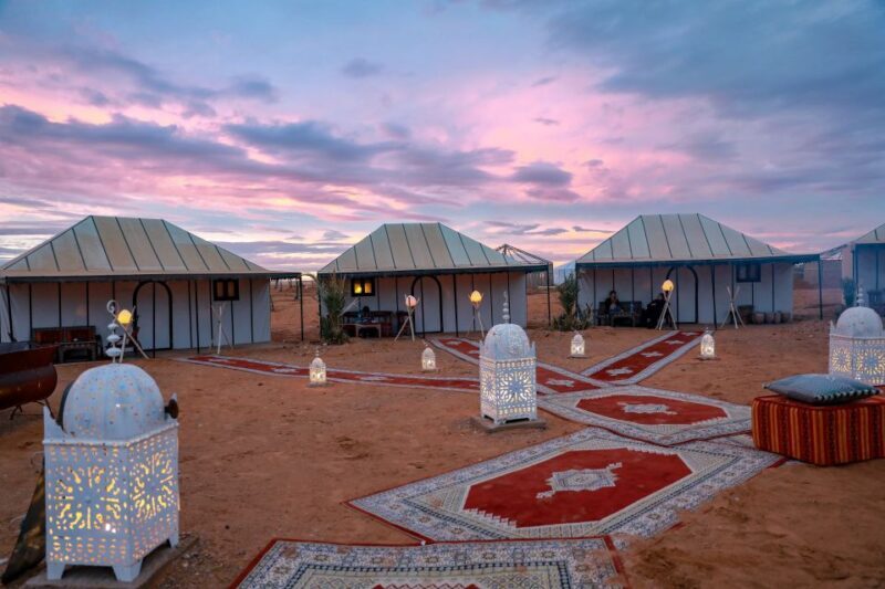 Merzouga: Overnight Camel Trek with Sandboarding - Key Points