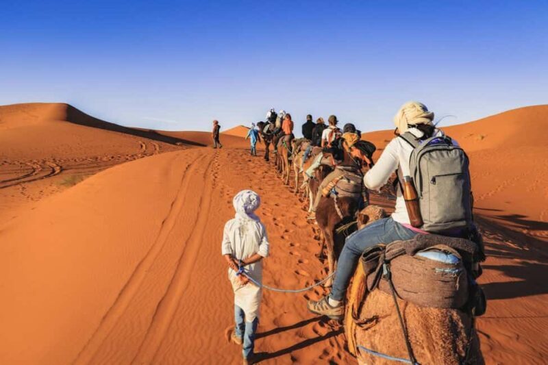 Merzouga Sunrise/Sunset: AC Vehicle & Authentic Camel Trek - Key Points