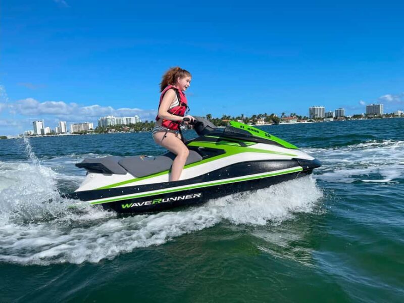 Miami Beach Jet Ski Rentals 1 Ski for 1 Person 60 Min - Key Points