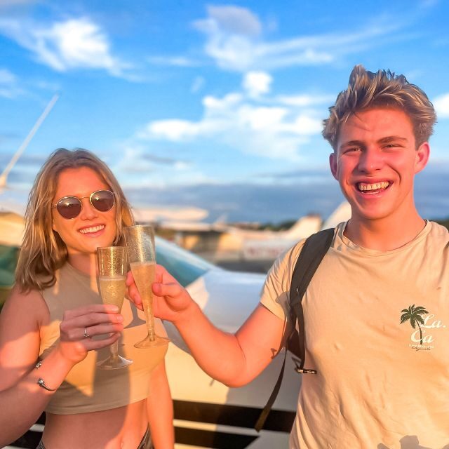 Miami Beach: Private Romantic Sunset Flight with Champagne - The Experience in Detail