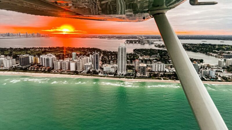 Miami Beach: Private Romantic Sunset Flight with Champagne - The Itinerary: What to Expect