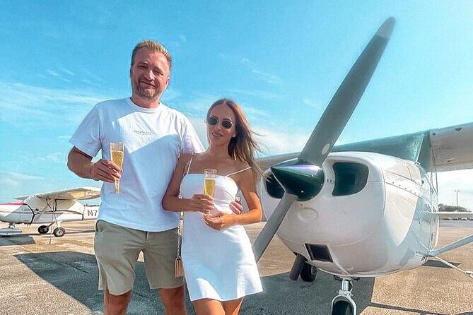 Miami Beach: Private South Beach Airplane Tour with drinks - What to Expect During the Flight