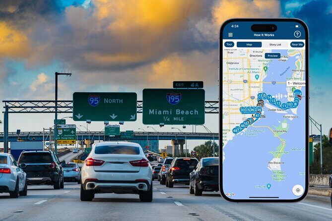 Miami Beaches Self-Guided Driving Audio Tour - Exploring the Itinerary in Detail
