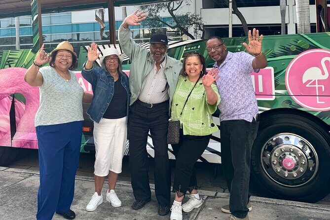 Miami Bus Tour - Flamingo Bus Miami Tours Open-Air Trolley - Key Points